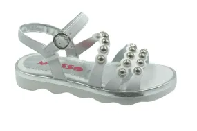 Asso  ---------    ------------ Scarpe Bambina Sandalo PE020 AG1806-WHITE