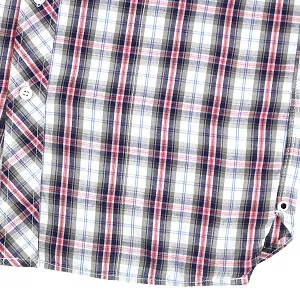 Ast camicia manica corta uomo quadri bianco/viola/rosa