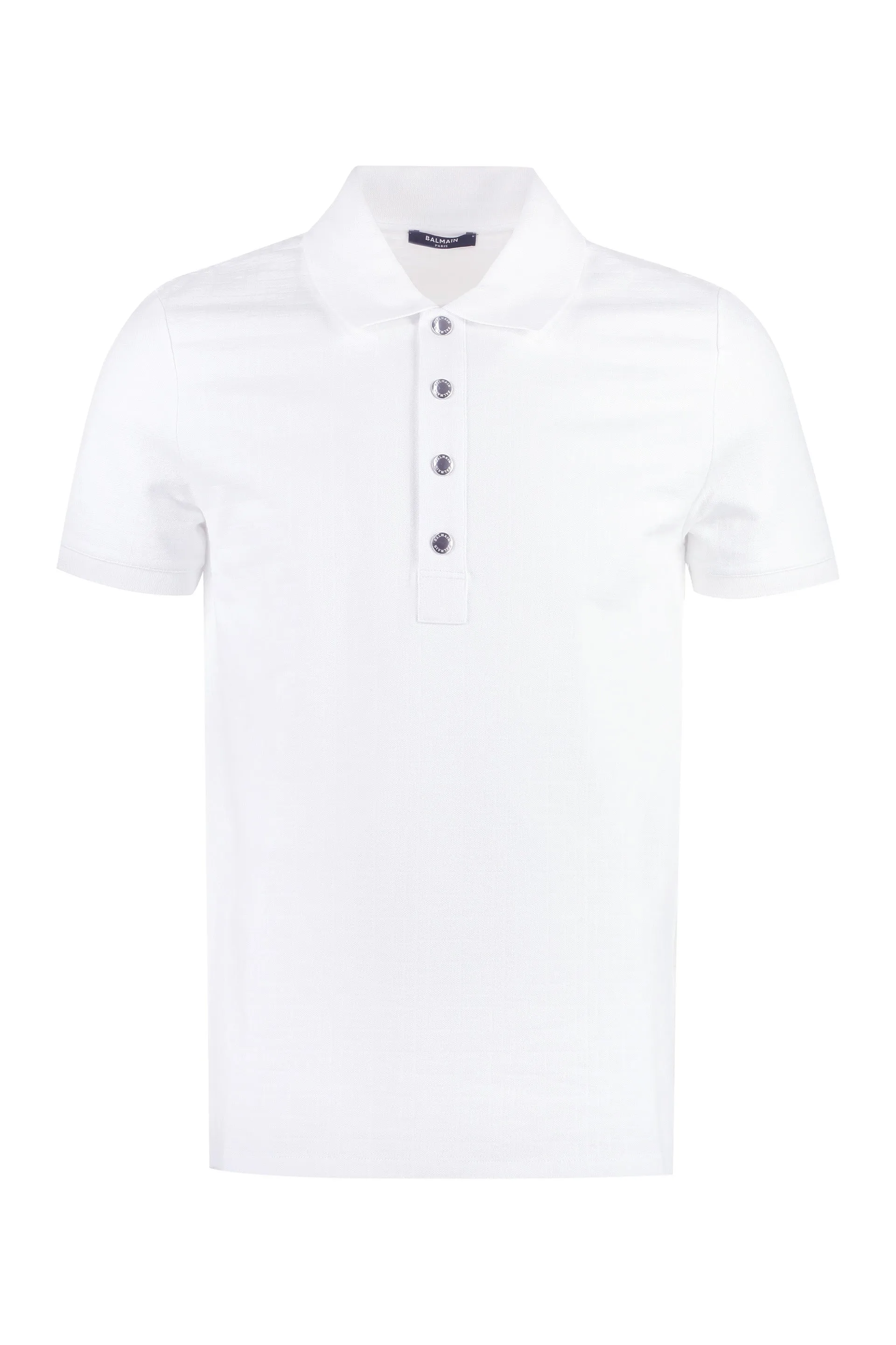 Balmain Polo in maglia di cotone