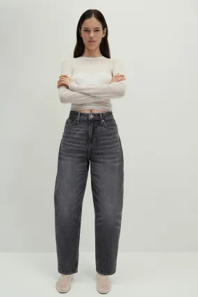 Barrel Leg High Jeans