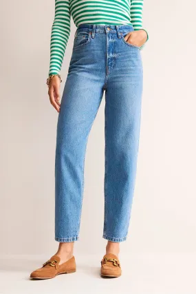 Boden Jeans a vita alta affusolati 100% cotone    