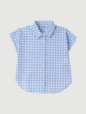 Camicia Manica Corta I Do - Azzurro