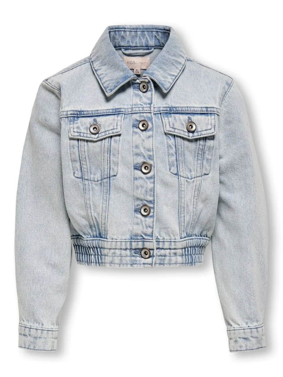 CAPISPALLA E GIACCHE Ragazza ONLY 15244692 FRIDA LIGHT BLUE DENIM