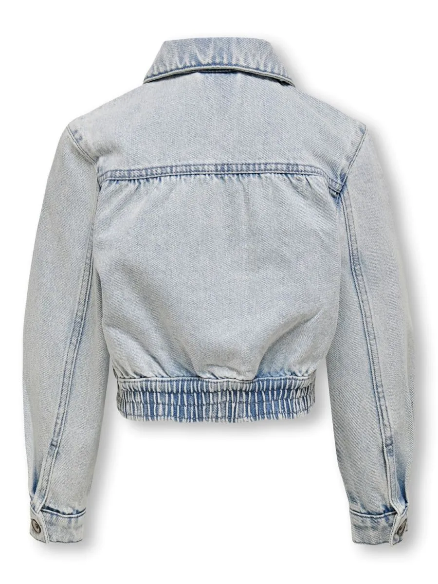 CAPISPALLA E GIACCHE Ragazza ONLY 15244692 FRIDA LIGHT BLUE DENIM