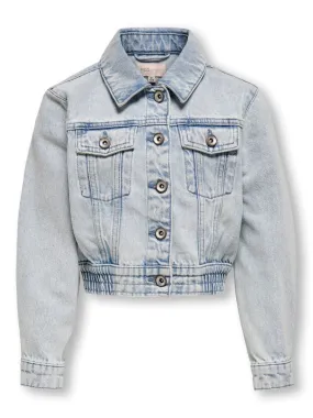 CAPISPALLA E GIACCHE Ragazza ONLY 15244692 FRIDA LIGHT BLUE DENIM