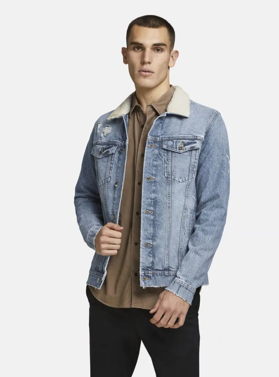 CAPISPALLA E GIACCHE Uomo JACK&JONES 12209325 JEAN BLUE DENIM