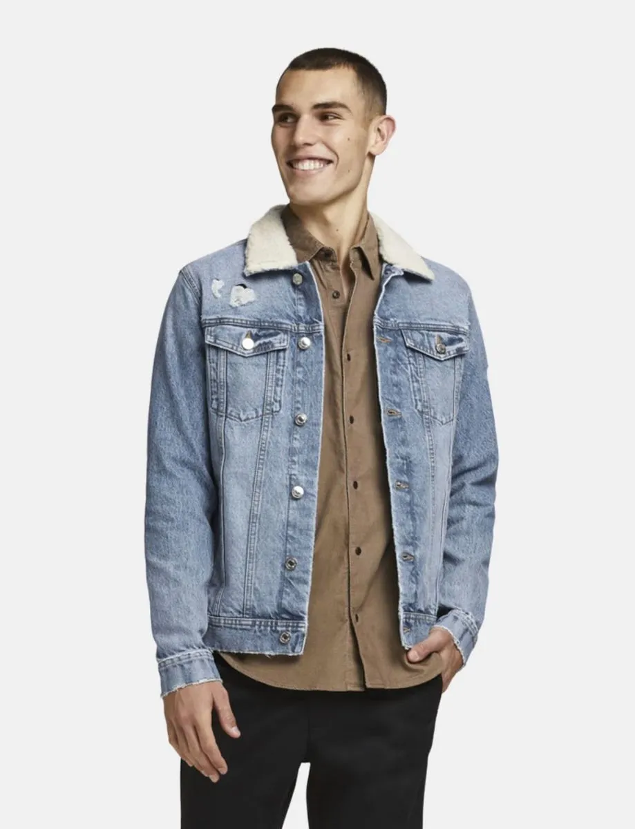 CAPISPALLA E GIACCHE Uomo JACK&JONES 12209325 JEAN BLUE DENIM