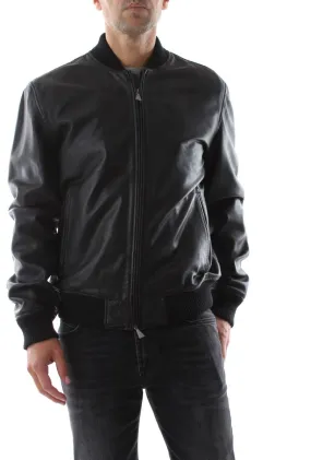 CAPISPALLA E GIACCHE Uomo ROY ROGER'S RRU835C951 BOMBER 109 BLACK