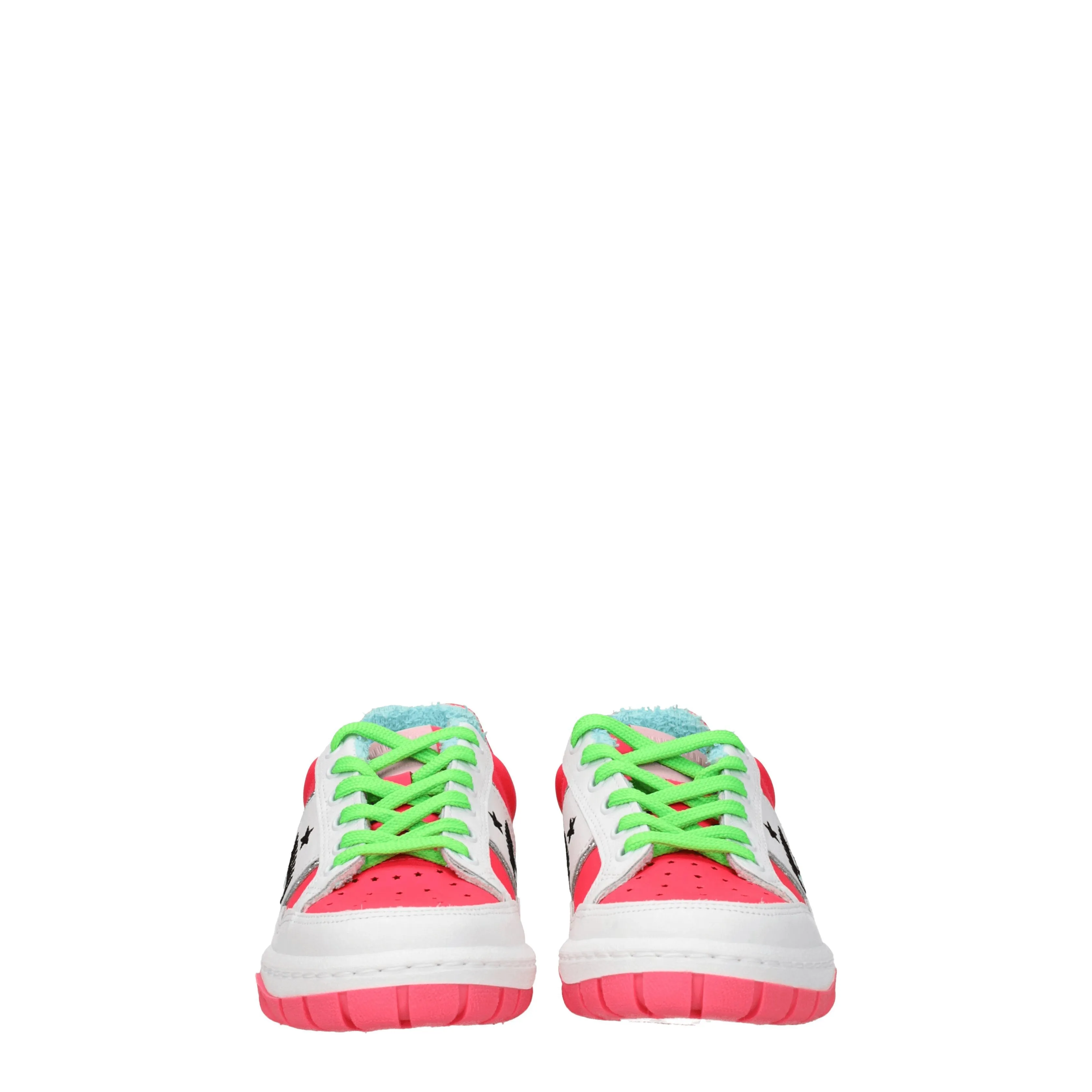 Chiara Ferragni Sneakers Donna Pelle Rosa/Rosa Fluo