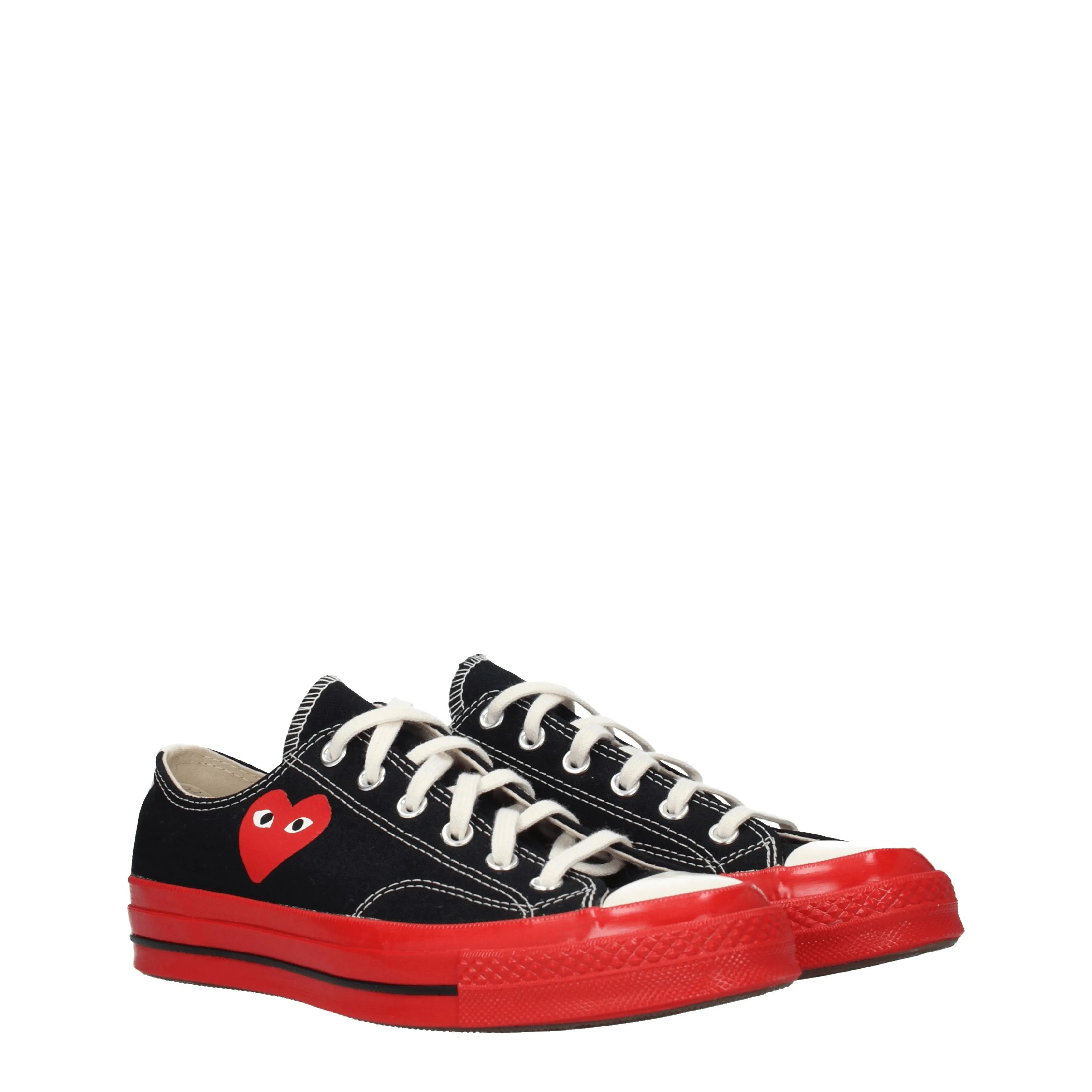 Comme des Garon Sneakers Converse Uomo Tessuto Nero/Rosso