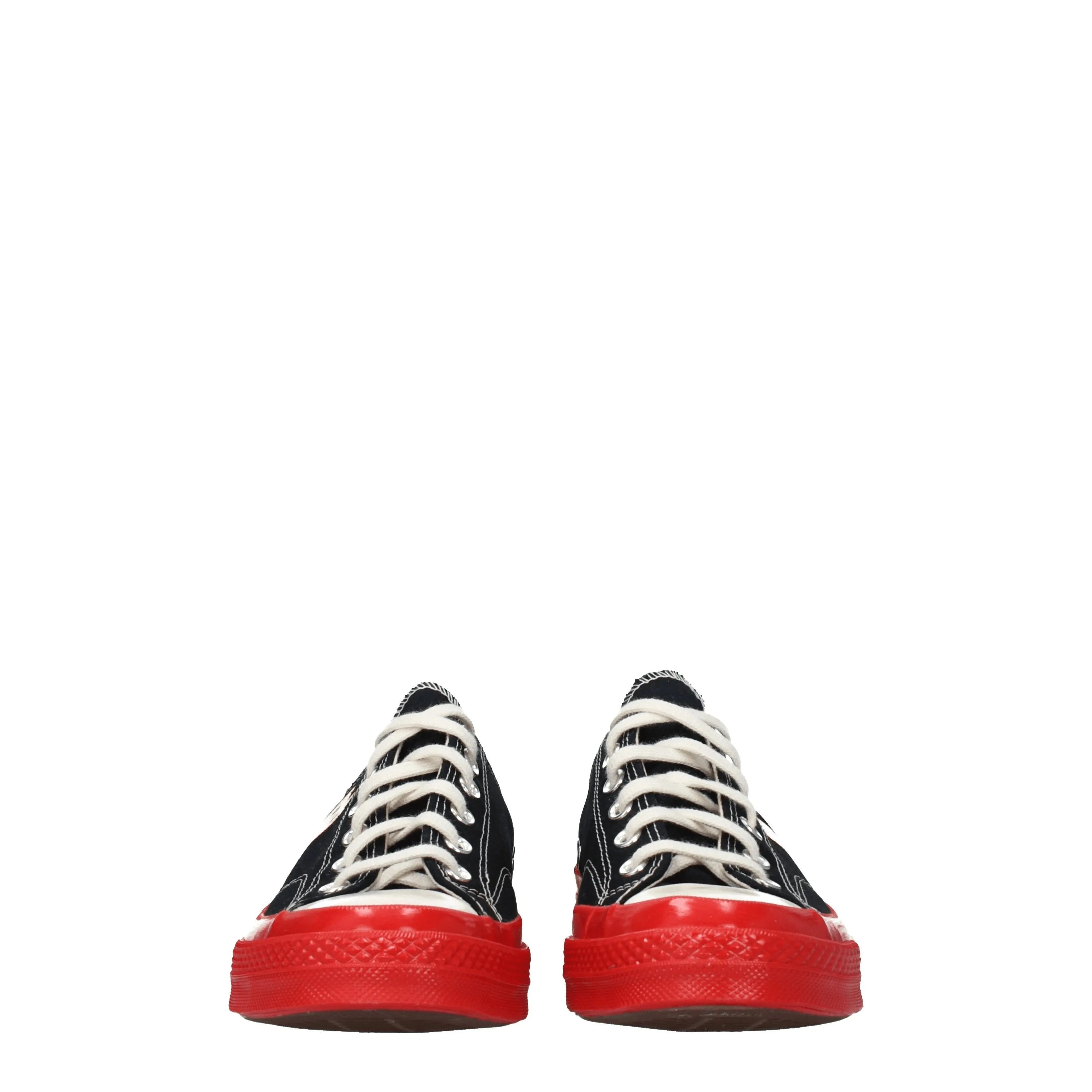 Comme des Garon Sneakers Converse Uomo Tessuto Nero/Rosso