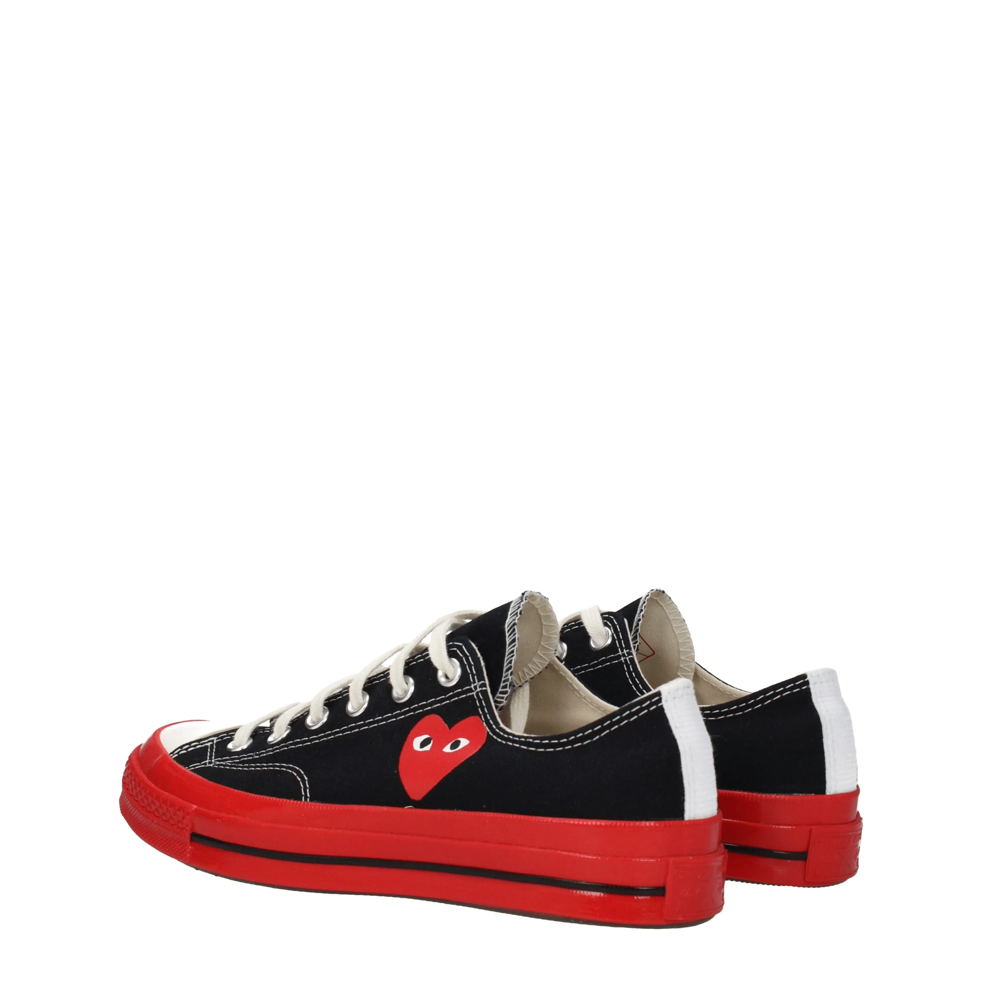 Comme des Garon Sneakers Converse Uomo Tessuto Nero/Rosso