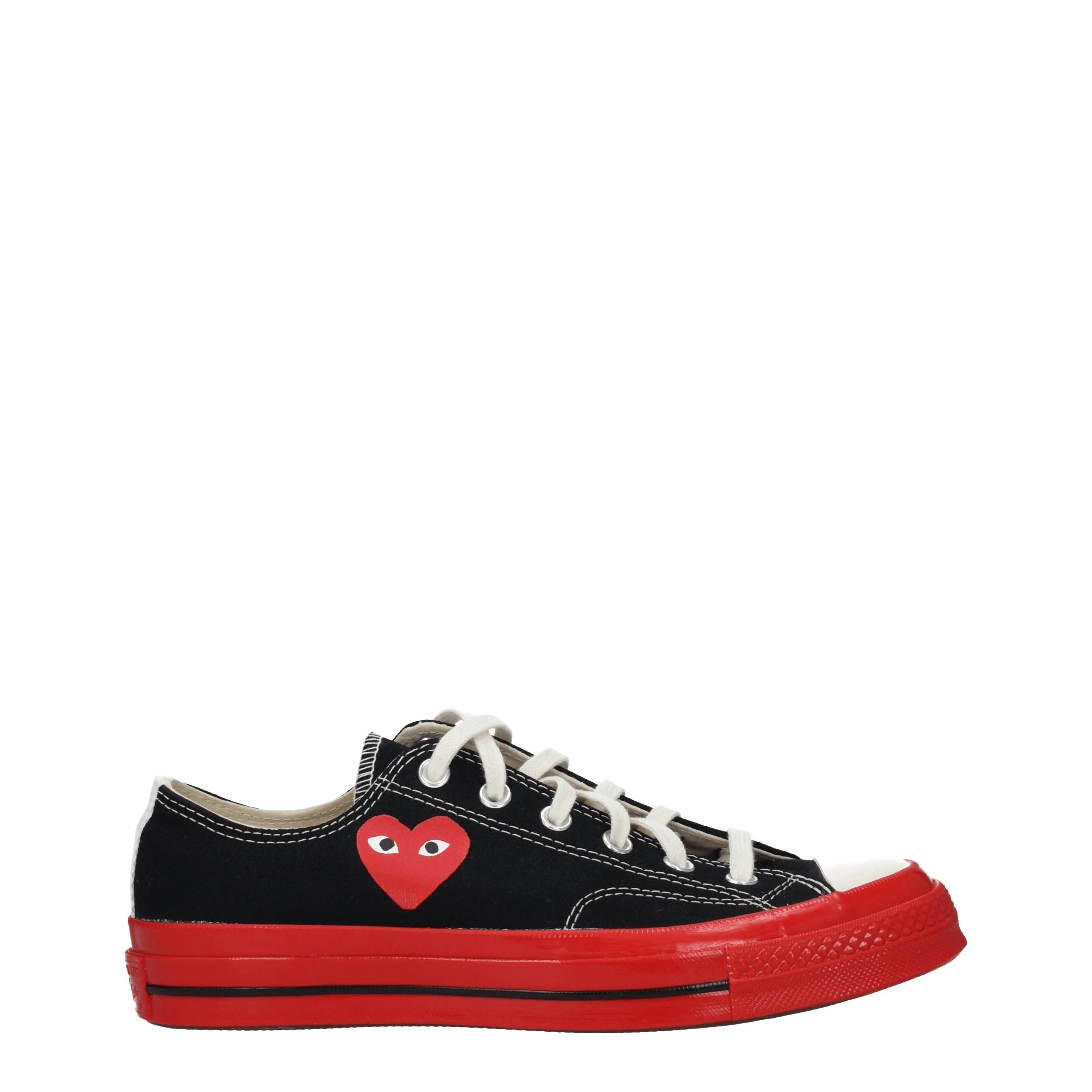 Comme des Garon Sneakers Converse Uomo Tessuto Nero/Rosso