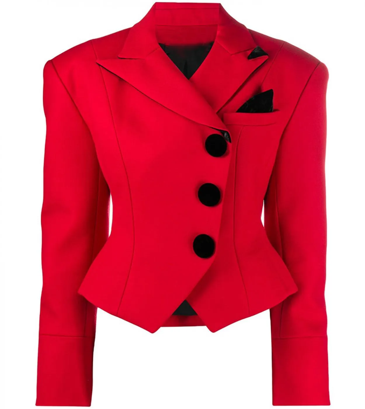 Giacca da donna firmata di alta qualità più nuova moda 2023 Blazer corto rosso aderente da donna