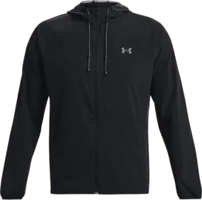 GIACCA DA UOMO UNDER ARMOUR STRETCH WOVEN WINDBREAKER BLACK/PITCH GR 1377171 001