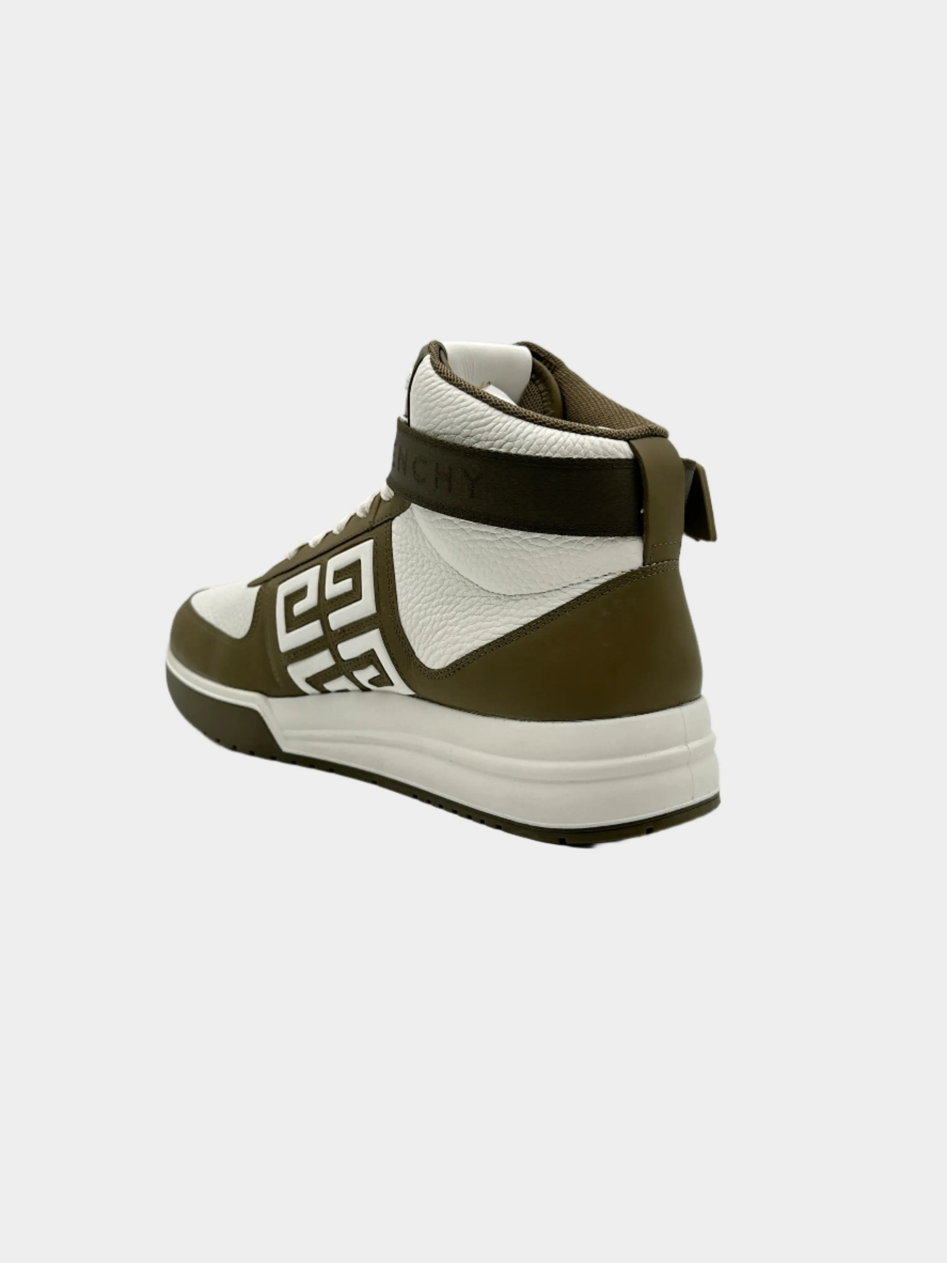 High Top Khaki Sneakers