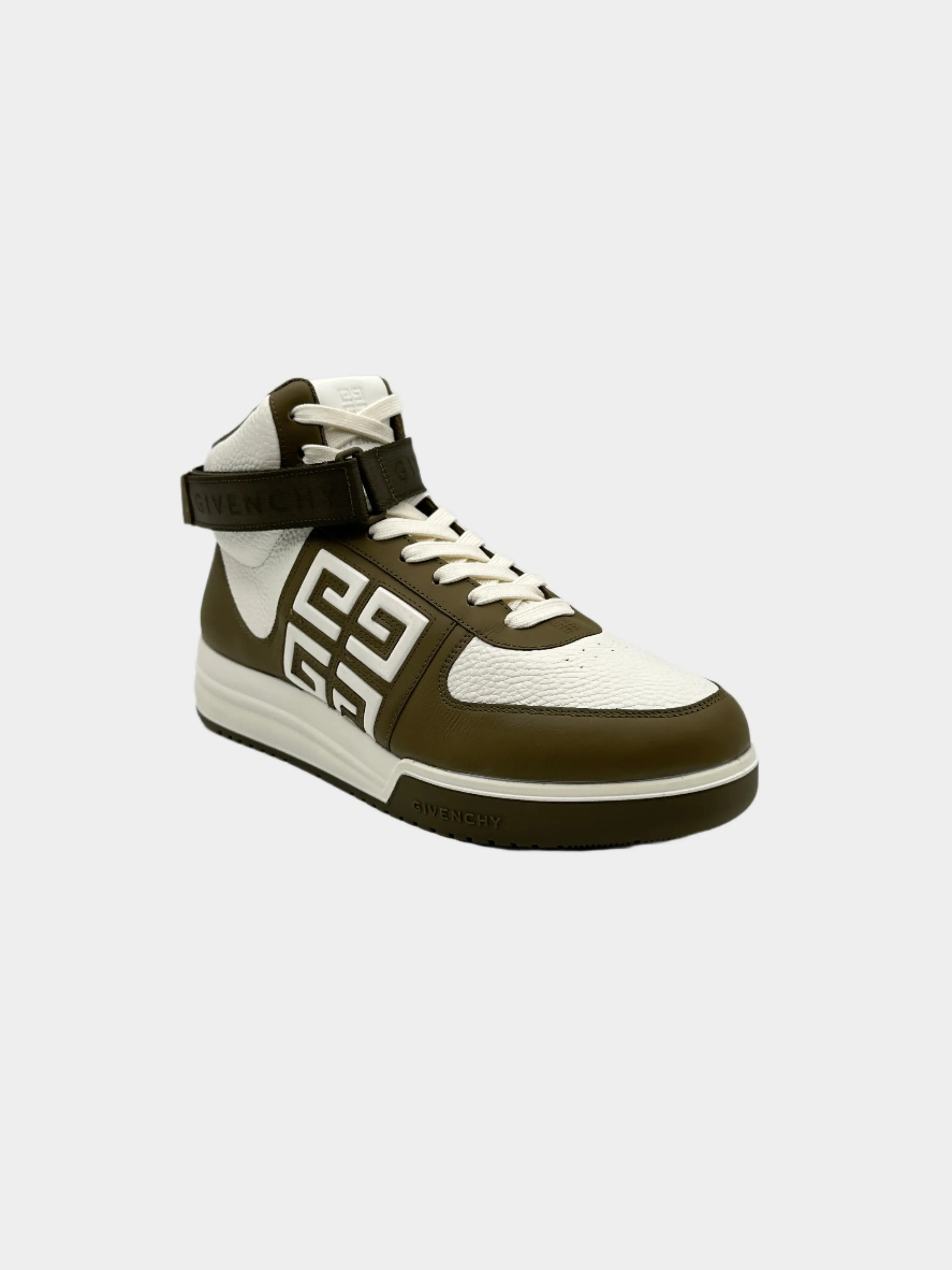 High Top Khaki Sneakers