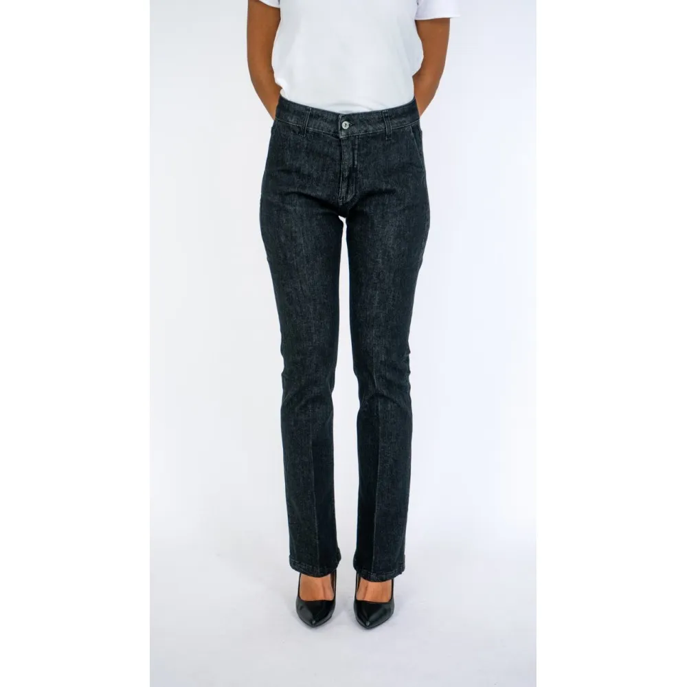 Jeans donna a zampa Dixie