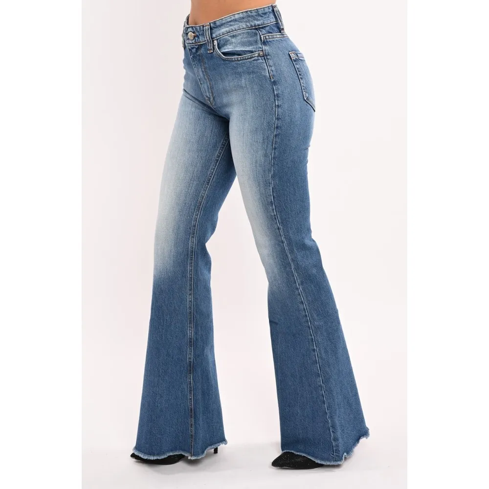 Jeans donna a zampa Vicolo