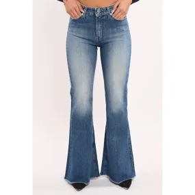 Jeans donna a zampa Vicolo