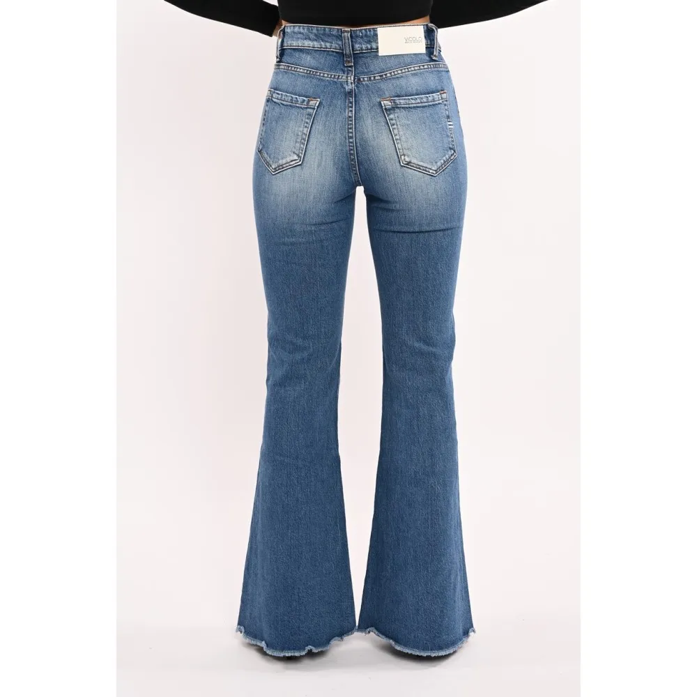 Jeans donna a zampa Vicolo