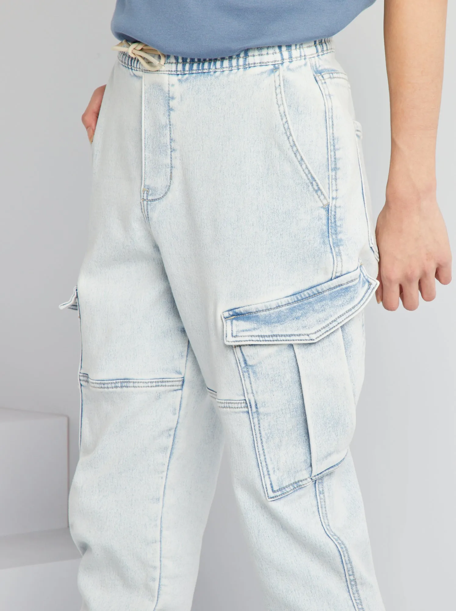 Joggers effetto jeans - BLU