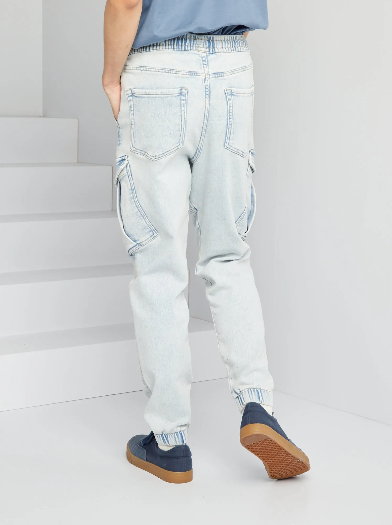 Joggers effetto jeans - BLU