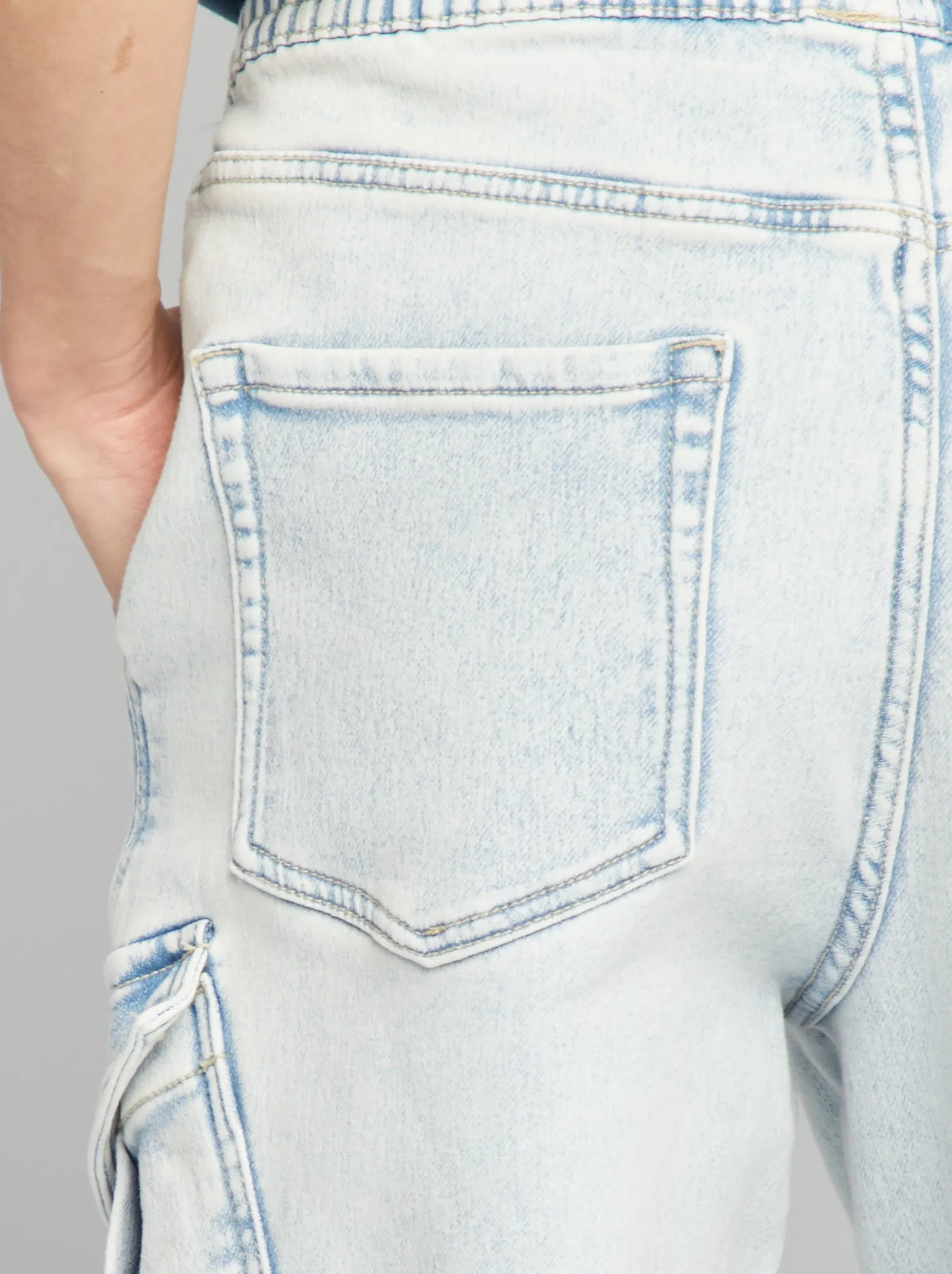 Joggers effetto jeans - BLU