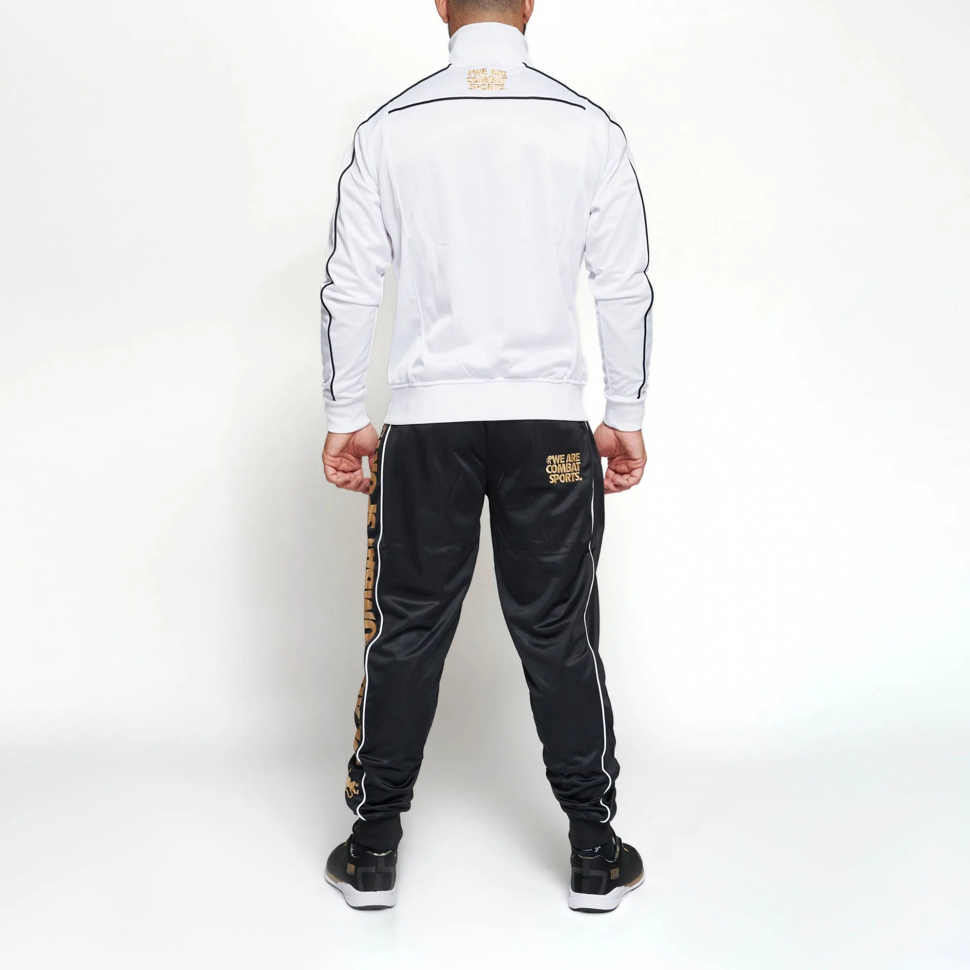 Leone Premium men's tracksuit AB300 white