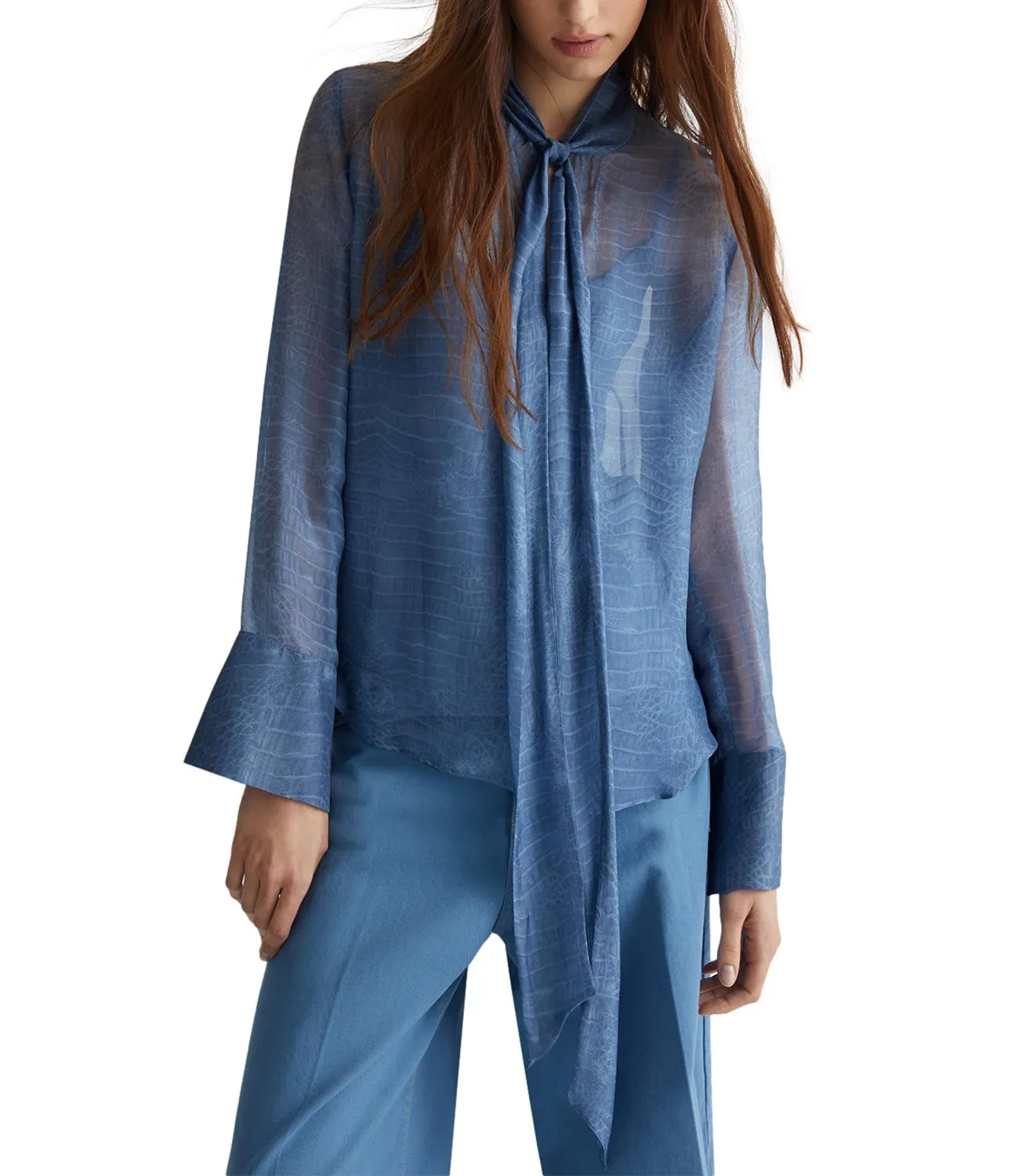 LIU-JO Liu Jo Camicia Cocco Blue Wave Donna