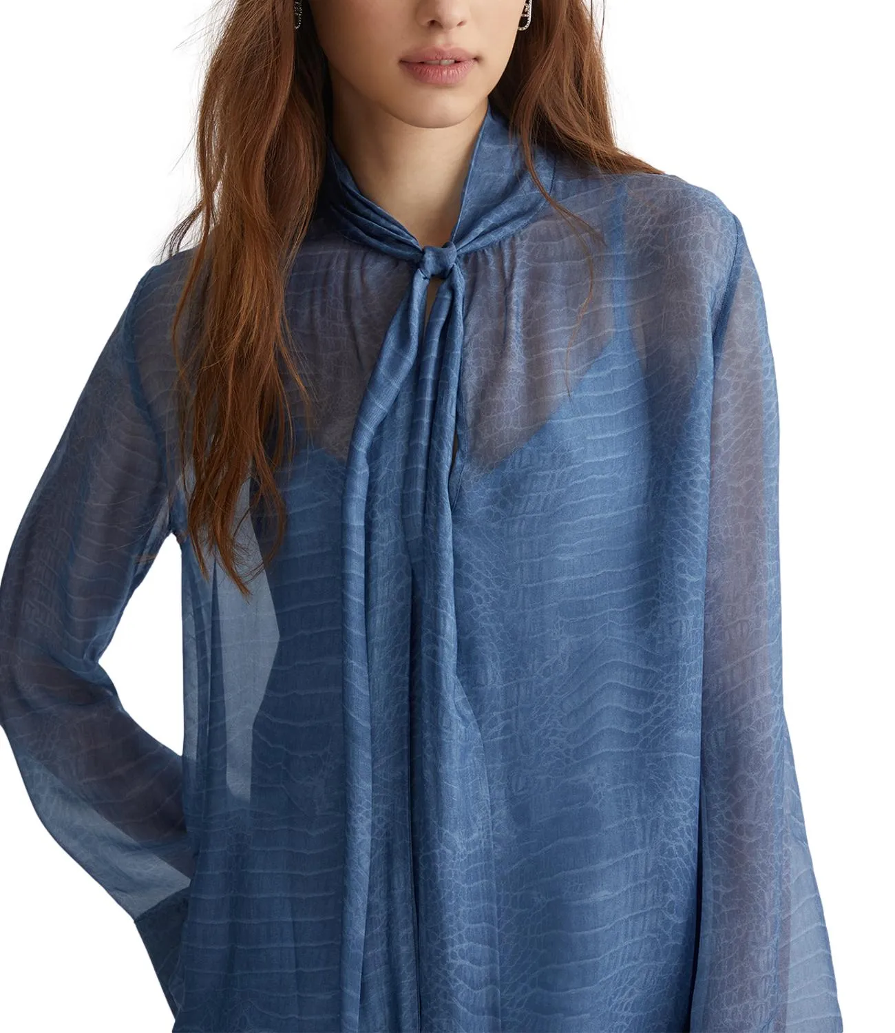 LIU-JO Liu Jo Camicia Cocco Blue Wave Donna