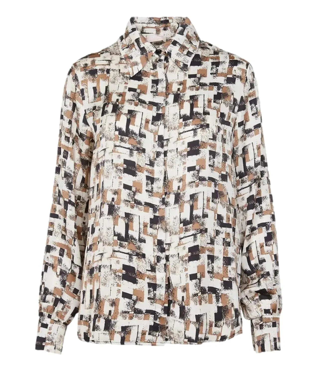 LIU-JO Liu Jo Camicia Natural Abstract Donna