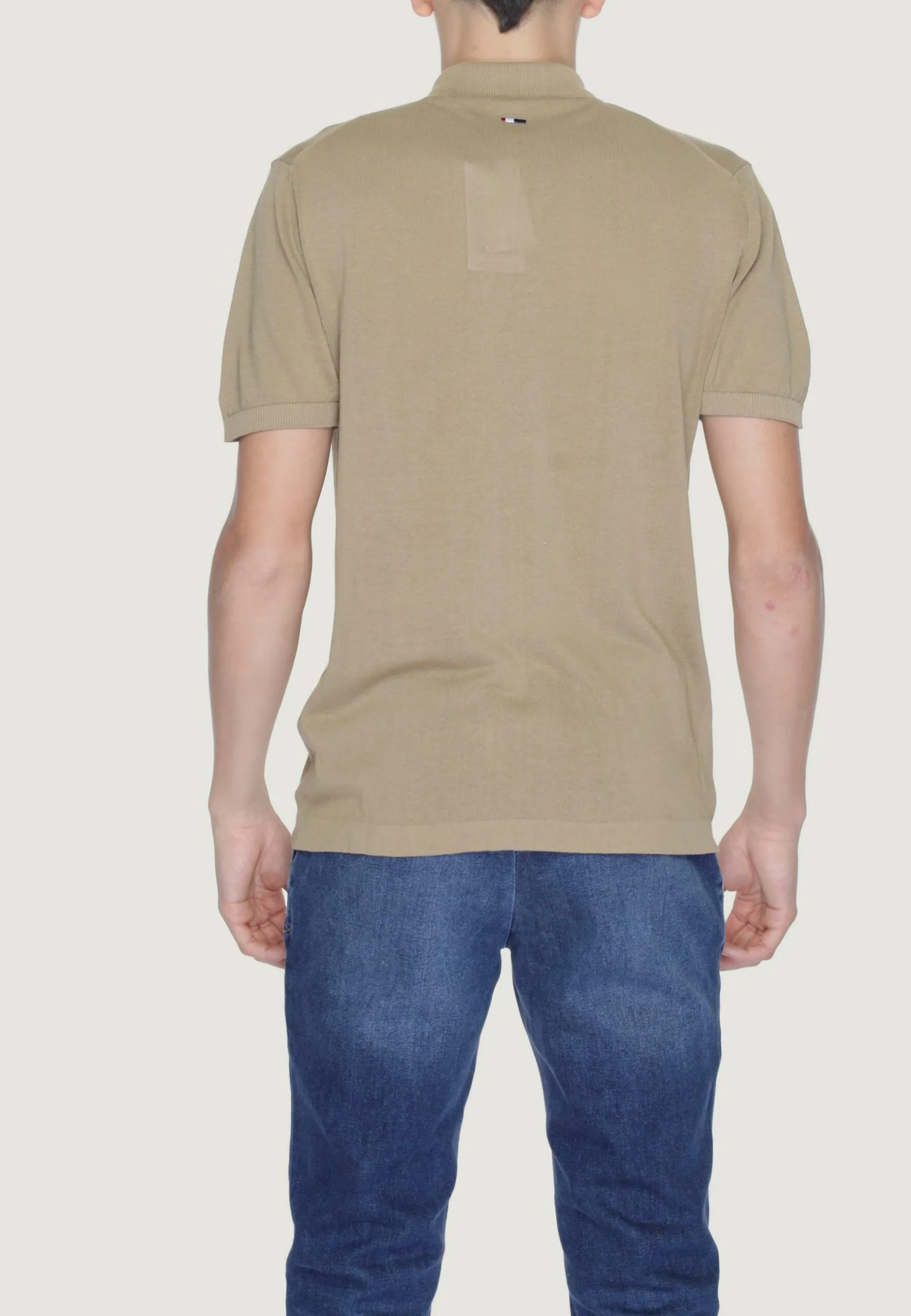 Maglia in filo manica corta U.s. Polo Assn. WAIL Beige scuro