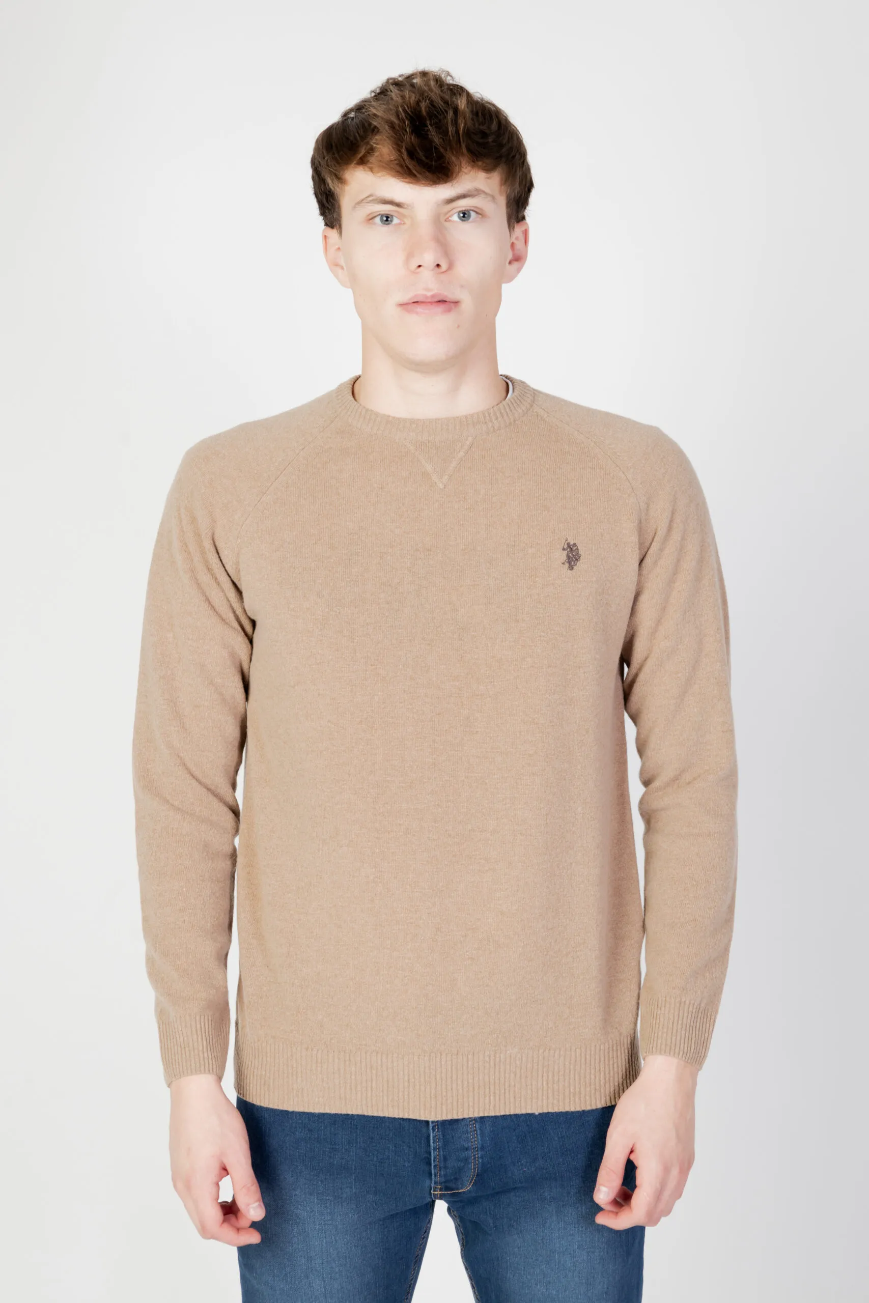 Maglia U.S. Polo Assn. harv ebs5 Beige scuro