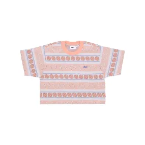 maglietta donna esther cropped tee PEACH SAND MULTI