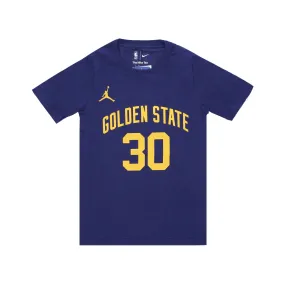 Maglietta Ragazzo Nba No 30 Stephen Curry Tee Golwar Original Team Colors