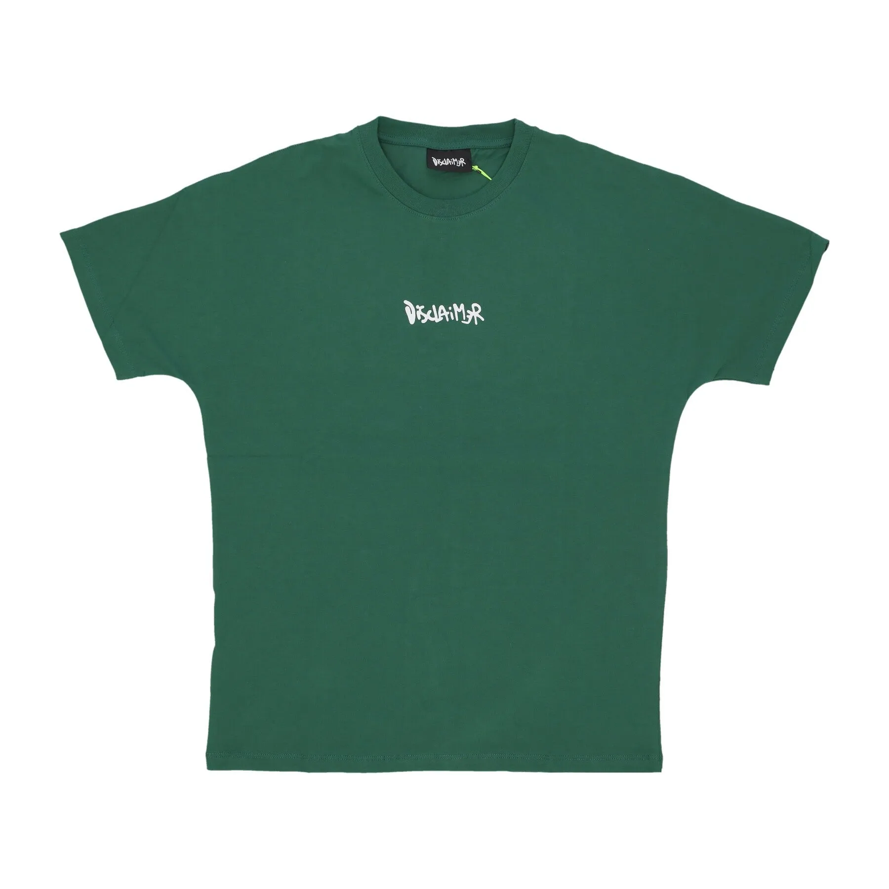 Maglietta Uomo Back Big Logo Tee Bottle Green/st White