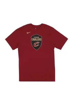 Maglietta Uomo Nba Essential Logo1 Tee Clecav Team Red