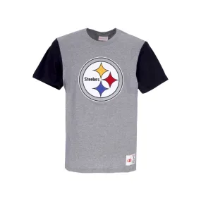 maglietta uomo nfl color blocked tee pitste GREY HEATHER