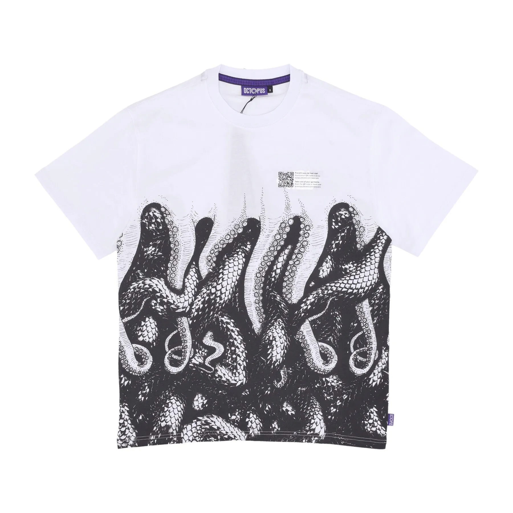 Maglietta Uomo Snakes Tee White