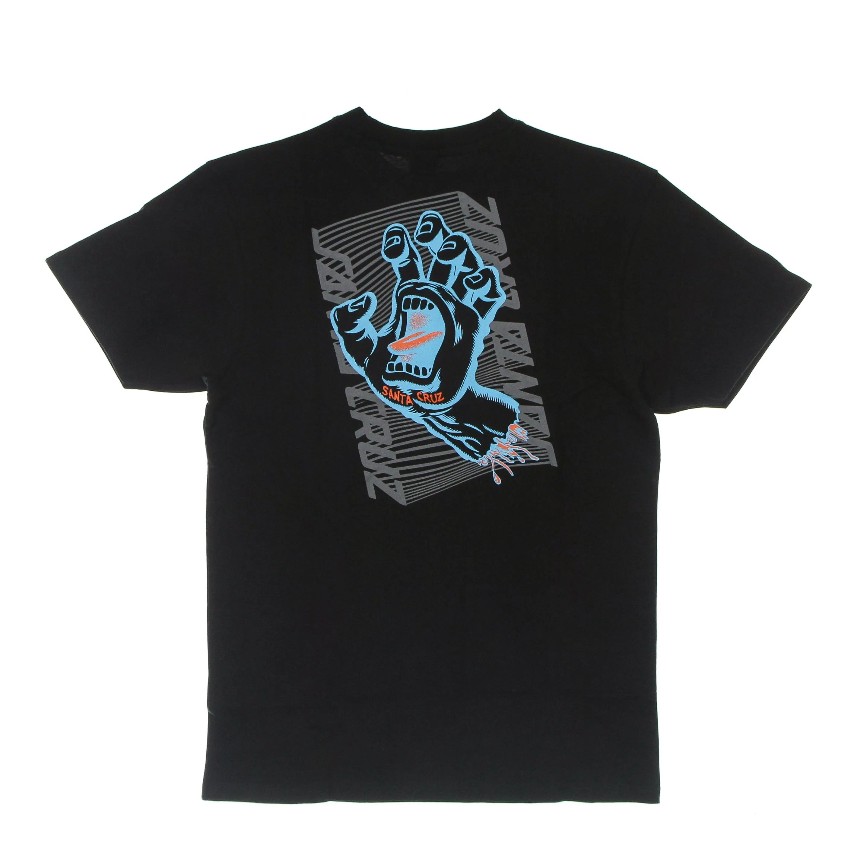 Maglietta Uomo Split Strip Hand Tee Black