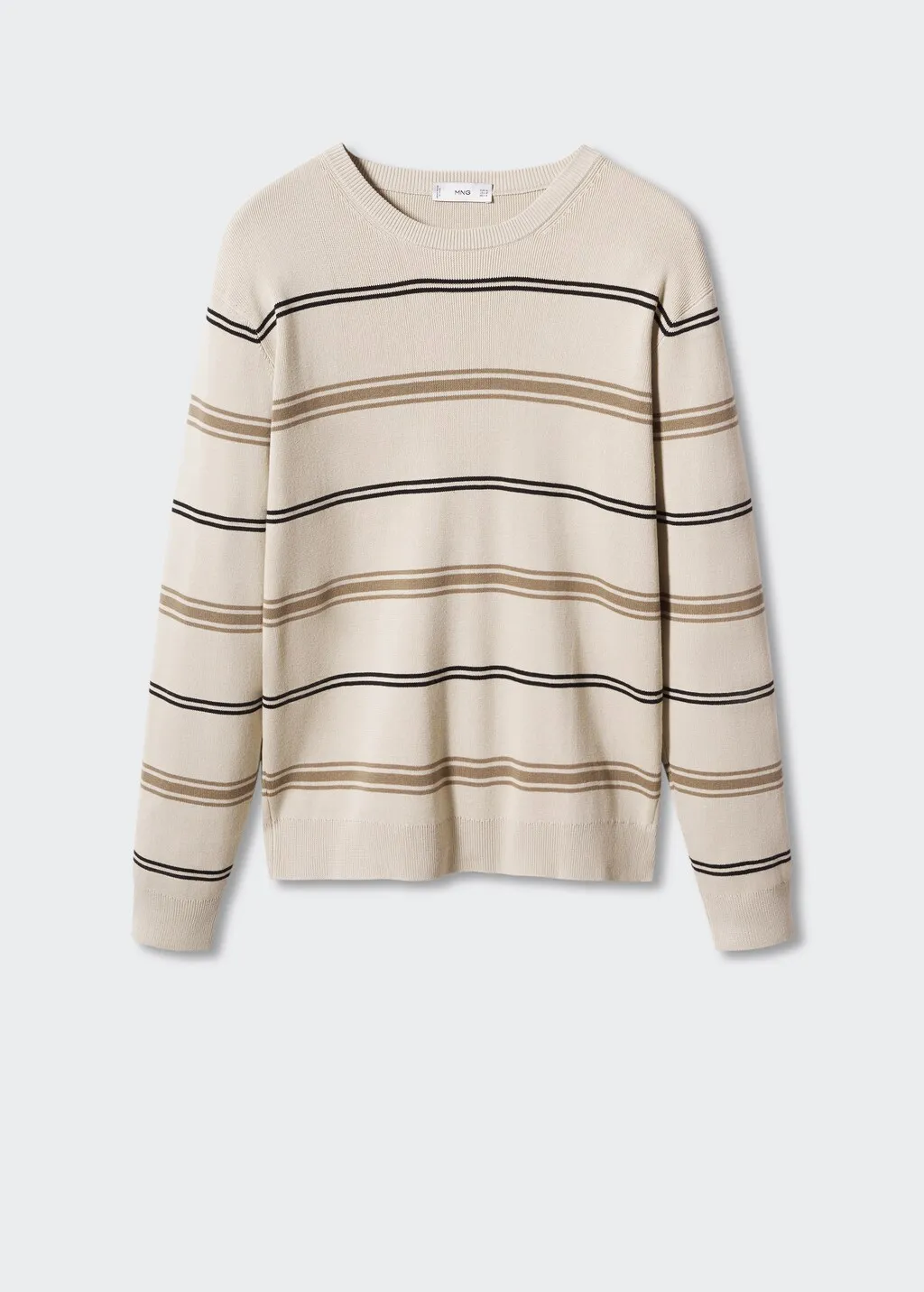 Maglione cotone righe