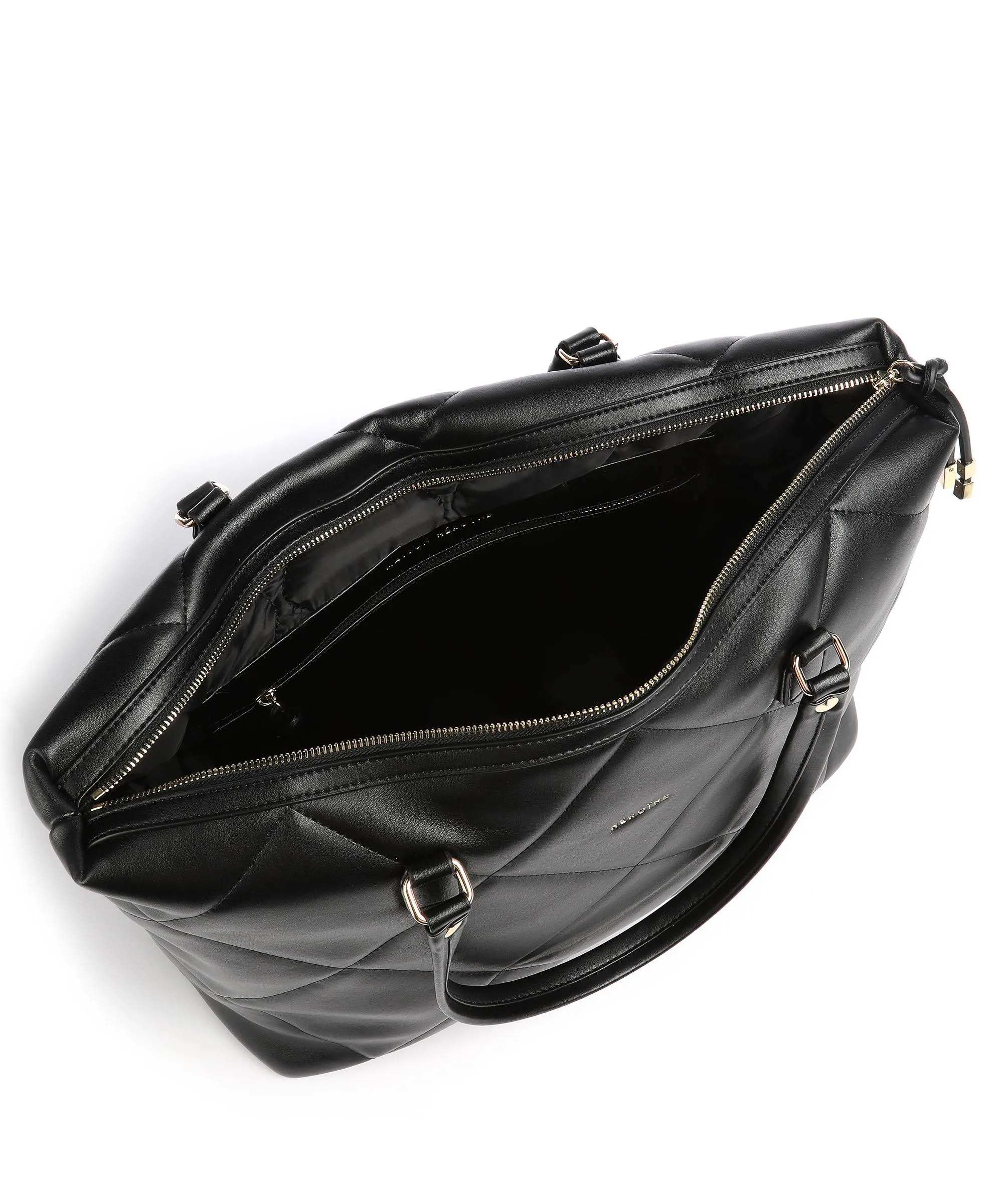  Maison Hēroïne Livia M Borsa shopper pelle riciclato nero  