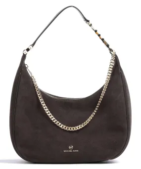  Michael Kors Piper Borsa hobo pelle bovina ruvida marrone scuro  