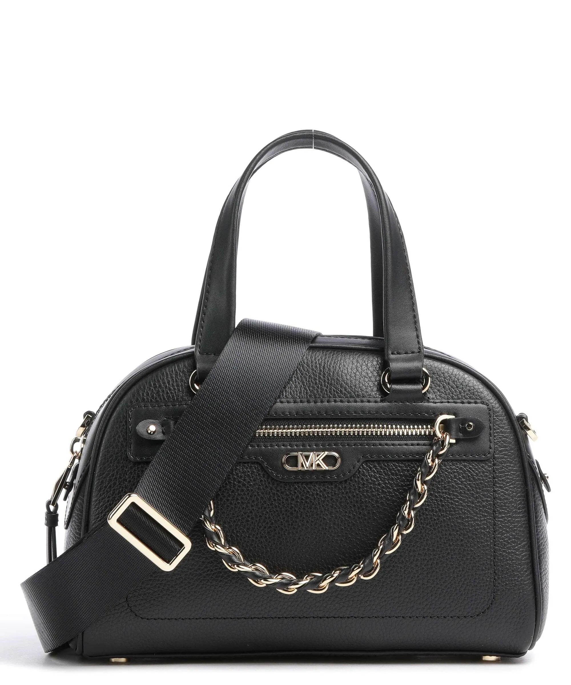  Michael Kors Williamsburg Borsa a mano pelle di vacchetta grana nero  