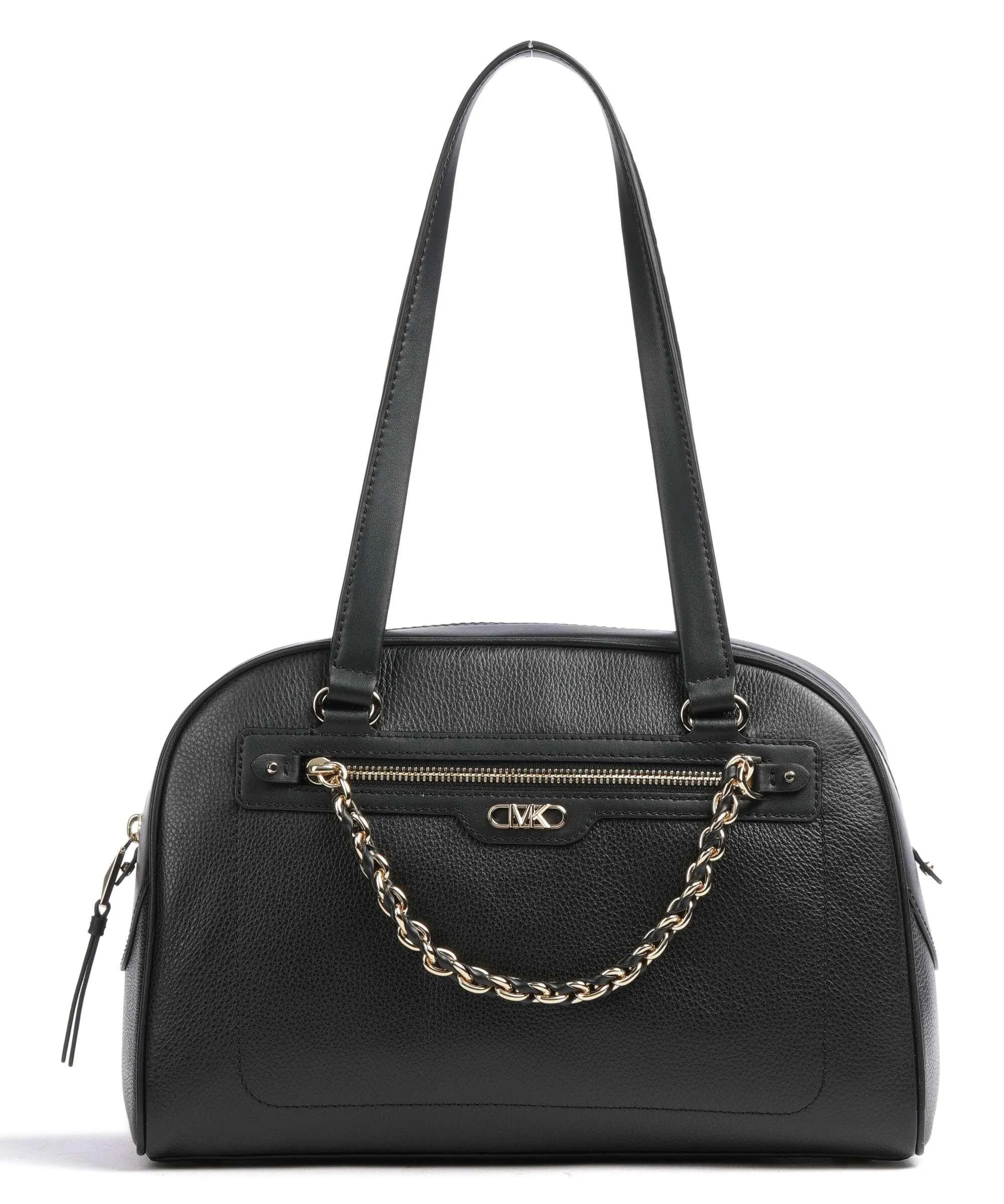  Michael Kors Williamsburg Borsa a spalla pelle di vacchetta grana nero  