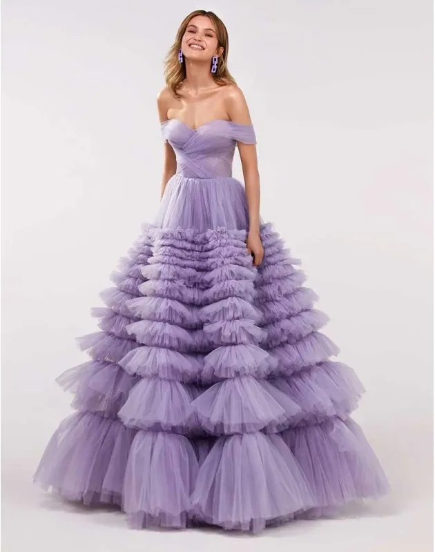 MILLANOVA - Maxi abito in tulle