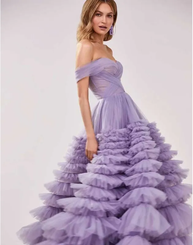 MILLANOVA - Maxi abito in tulle