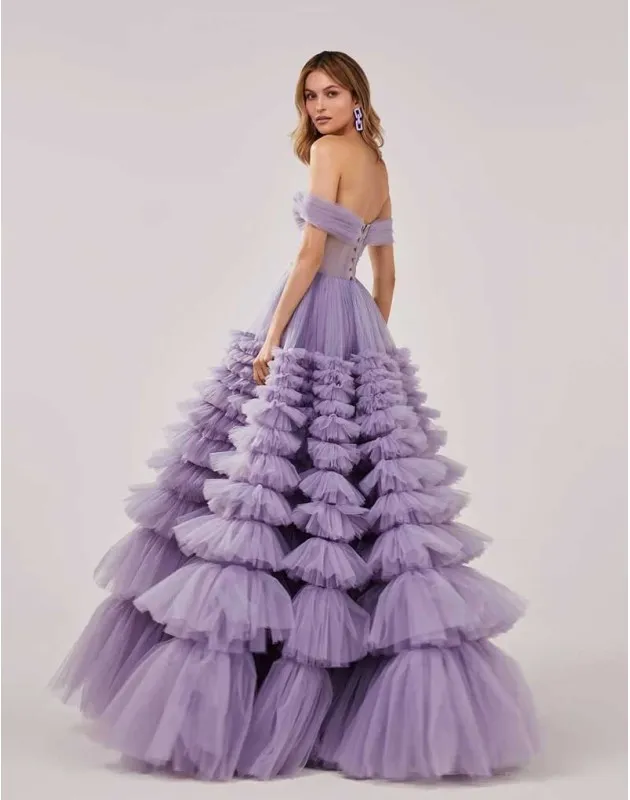 MILLANOVA - Maxi abito in tulle