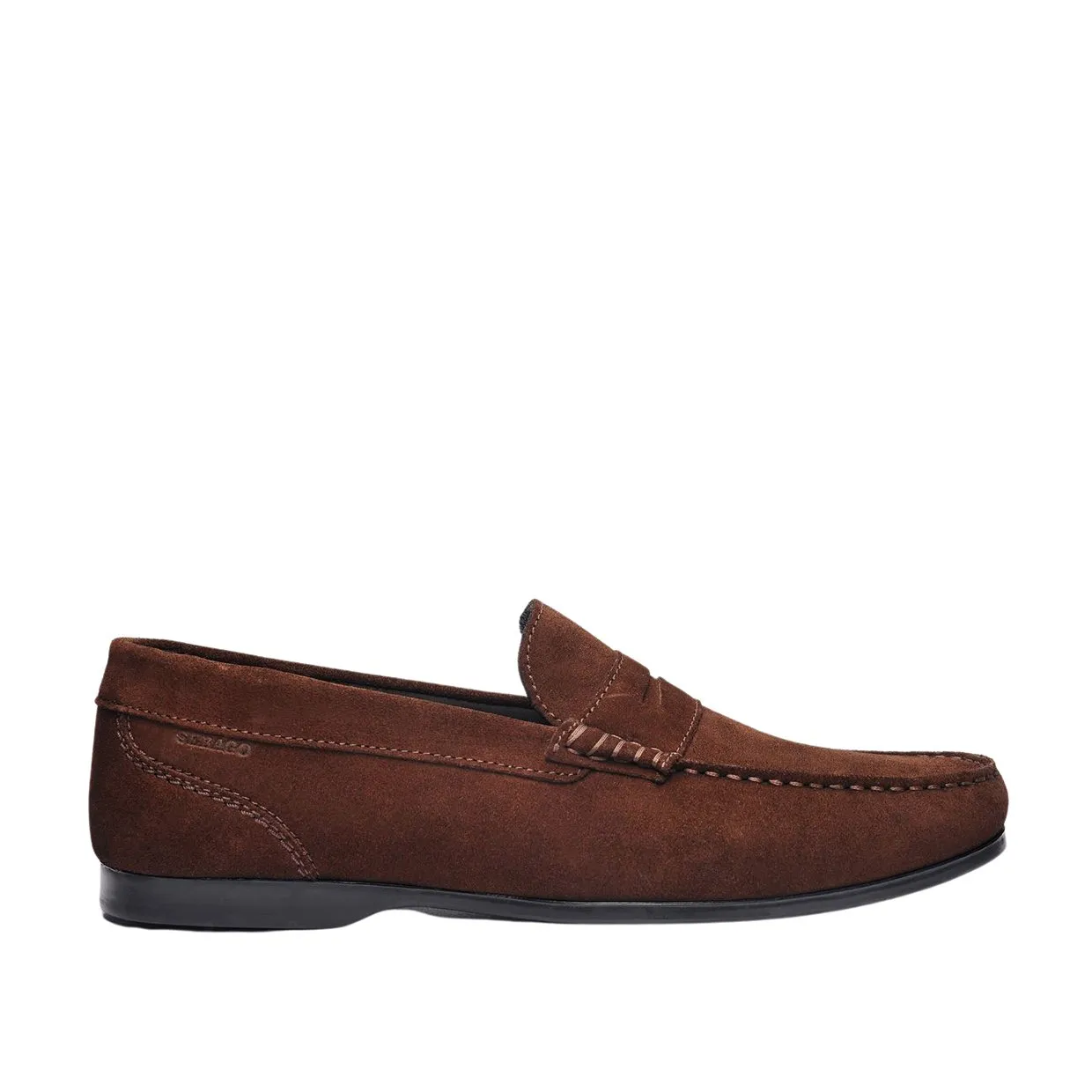 Mocassini Uomo Sebago Byron Suede Marrone